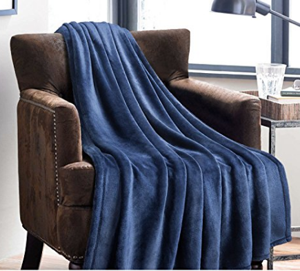 Plush 50x60” Microfiber Throw DIY Comfort Kit for Cancer Patients